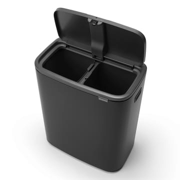 Bo touch bin 2 x 30 L - Matt svart - Brabantia