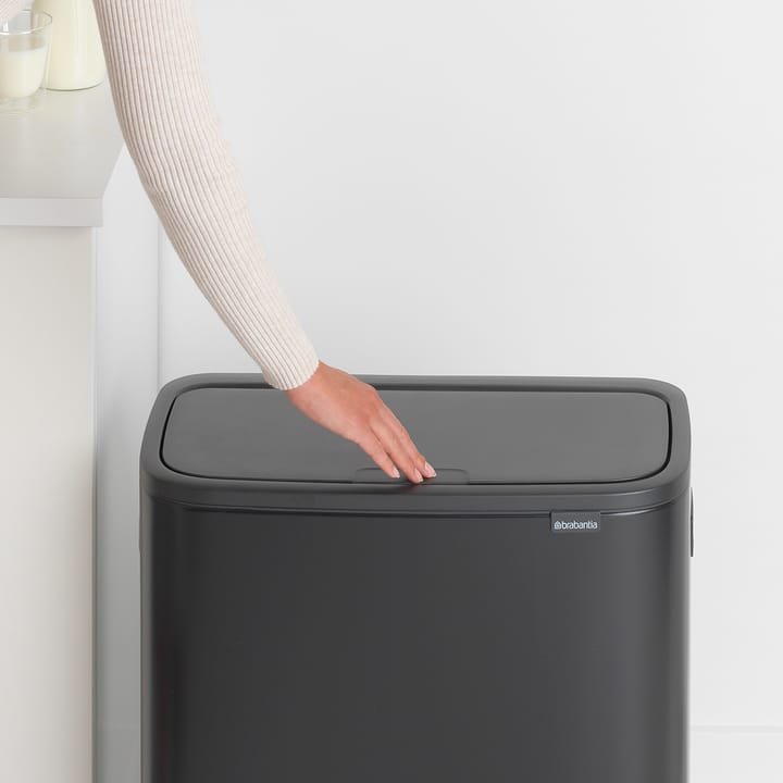 Bo touch bin 2 x 30 L, Matt svart Brabantia