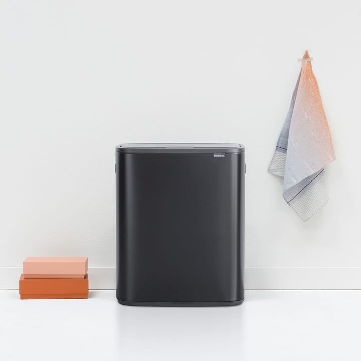 Bo touch bin 2 x 30 L - Matt svart - Brabantia