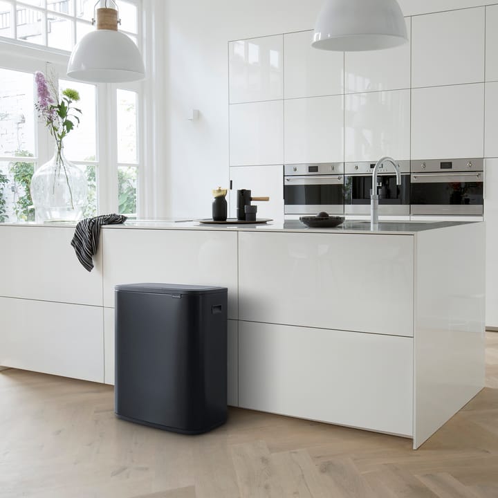Bo touch bin 2 x 30 L, Matt svart Brabantia