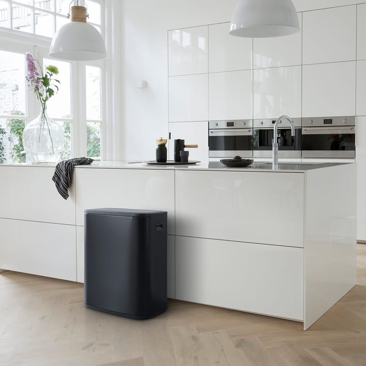 Bo touch bin 2 x 30 L - Matt svart - Brabantia