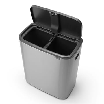 Bo touch bin 2 x 30 L - Mattbørstet stål - Brabantia