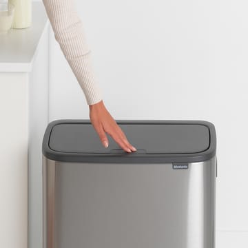 Bo touch bin 2 x 30 L - Mattbørstet stål - Brabantia