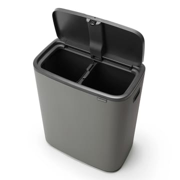 Bo touch bin 2 x 30 L - Mineral concrete grey - Brabantia