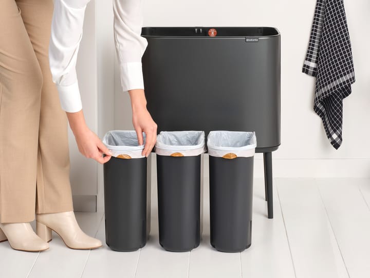 Bo touch bin 3x11 liter - Confident grey - Brabantia