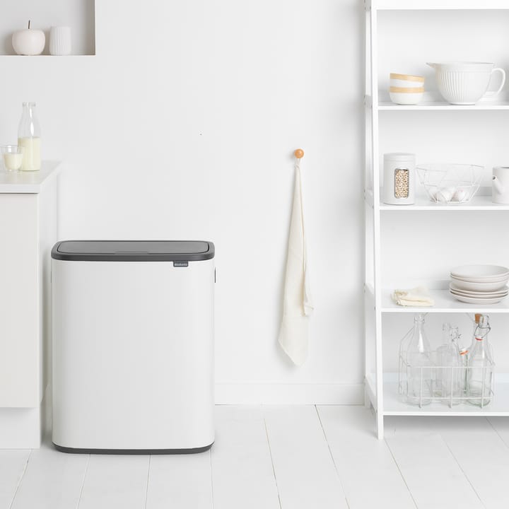 Bo touch bin 60 L, Hvit Brabantia