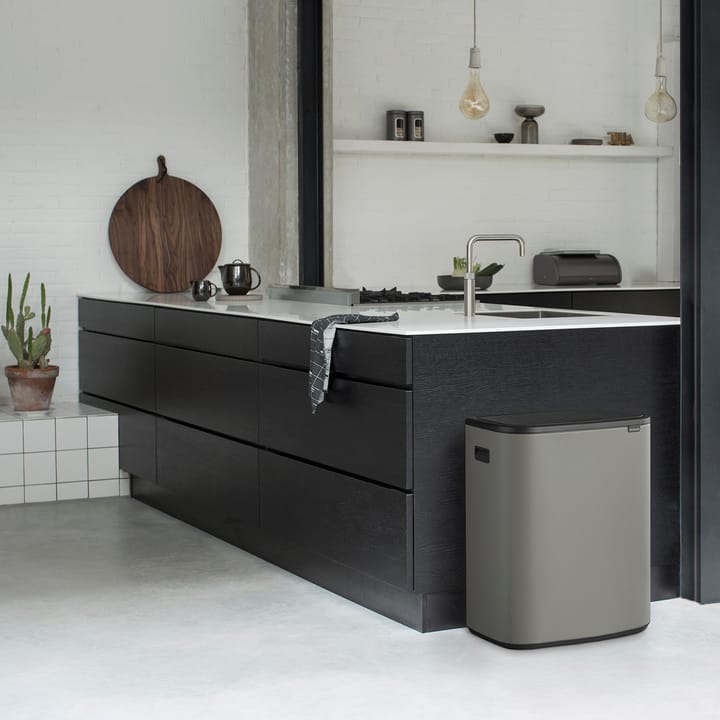 Bo touch bin 60 L - Mineral concrete grey - Brabantia