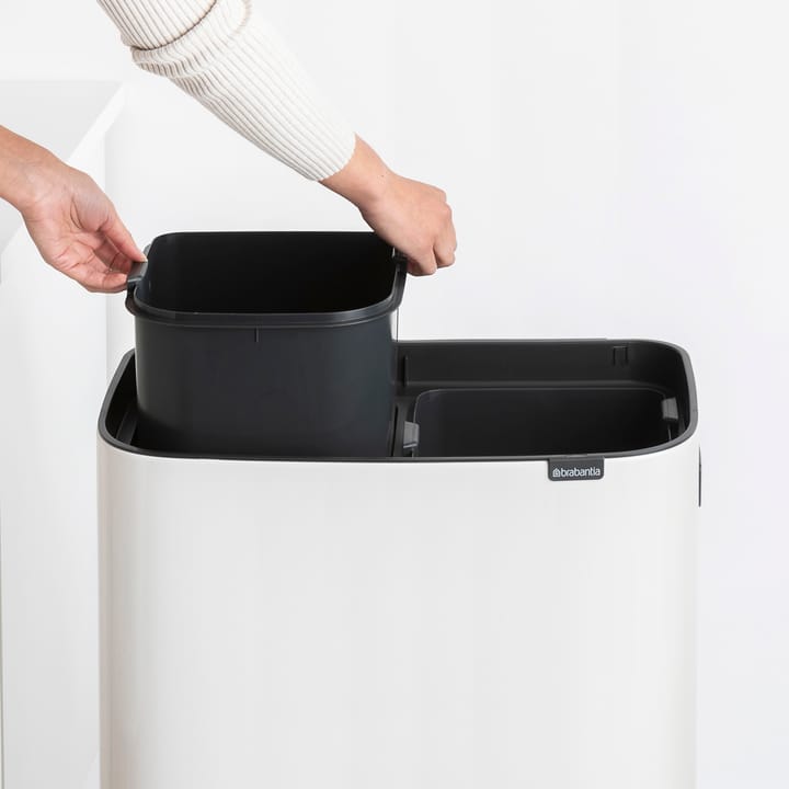 Bo touch bin high 2 x 30 L - Hvit - Brabantia