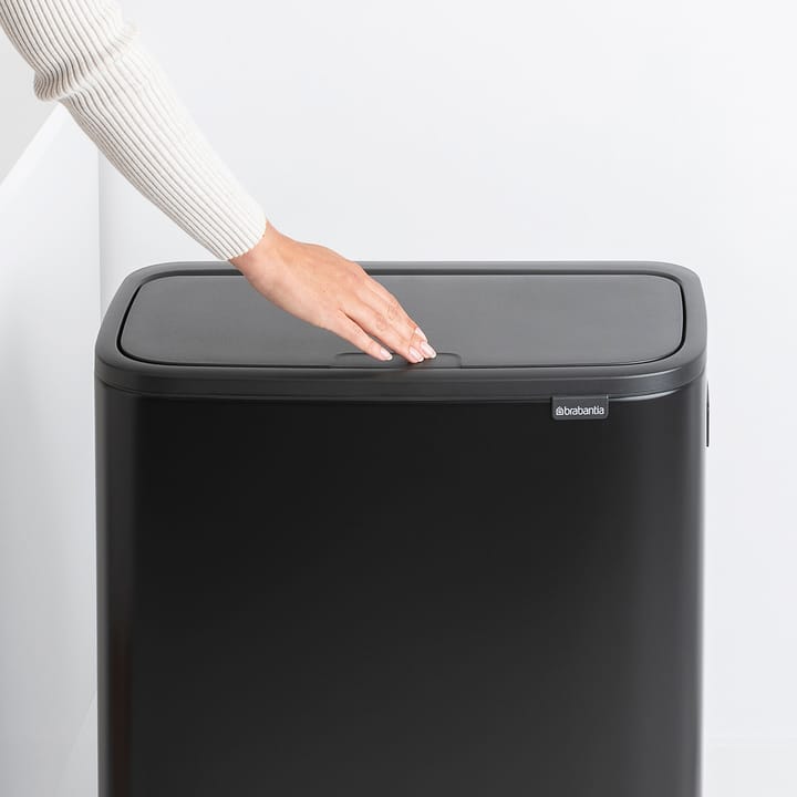 Bo touch bin high 2 x 30 L, Matt svart Brabantia