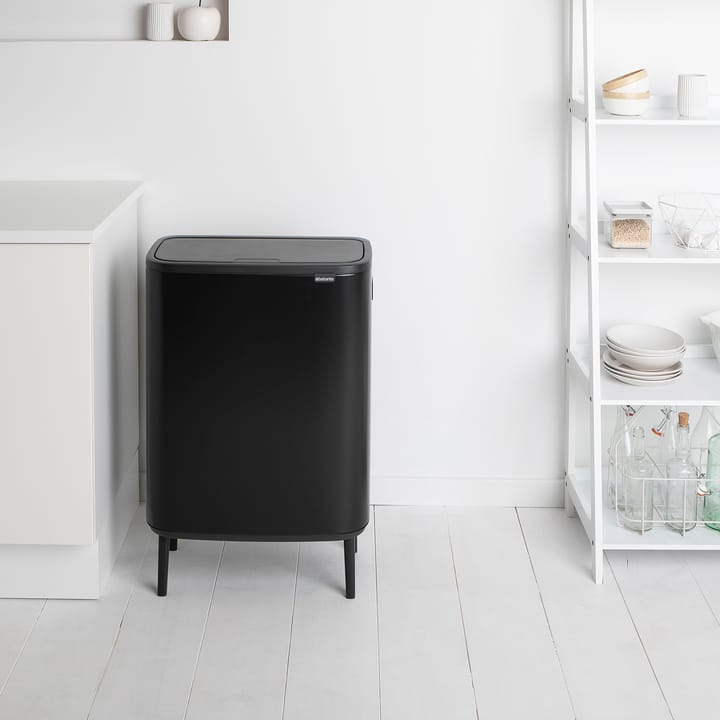 Bo touch bin high 2 x 30 L, Matt svart Brabantia
