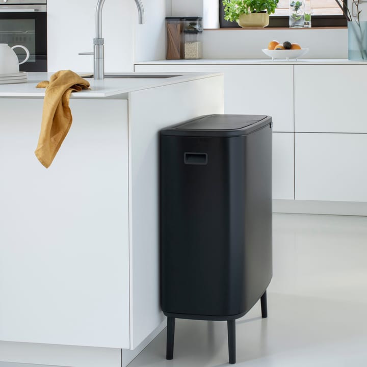 Bo touch bin high 2 x 30 L, Matt svart Brabantia