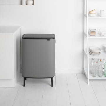 Bo touch bin high 2 x 30 L - Mineral concrete grey - Brabantia