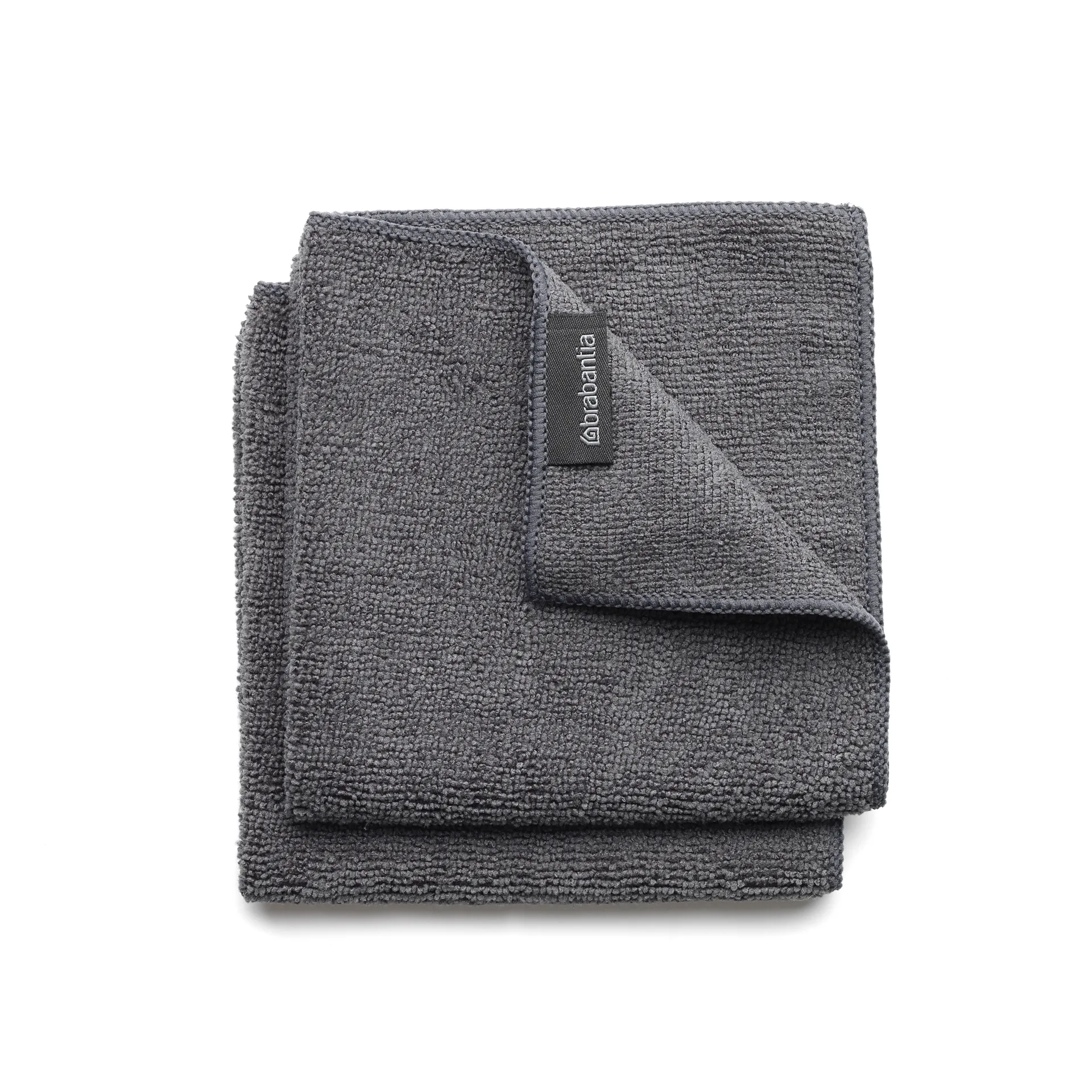 Brabantia klut microfiber 2-pakning, mørkegrå Brabantia