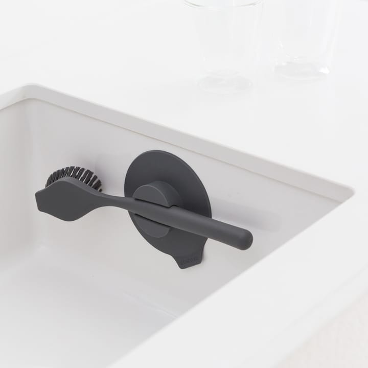 Brabantia oppvaskbørste med sugepropp, mørkegrå Brabantia