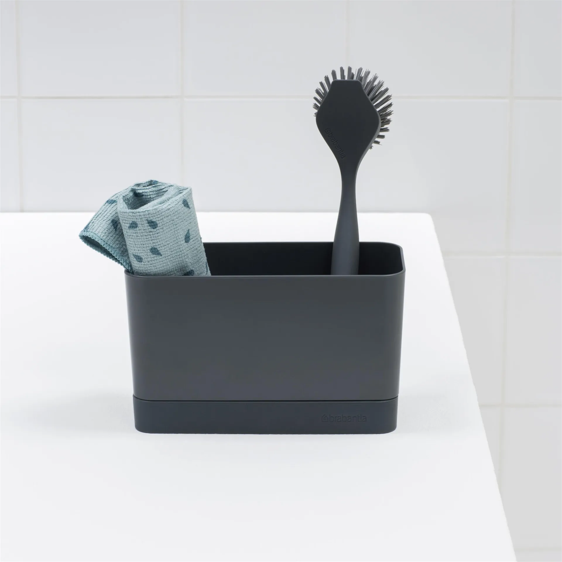 Brabantia oppvaskstativ compact, mørkegrå Brabantia
