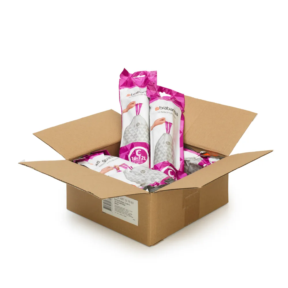 Brabantia PerfectFit avfallspose 200 poser, Modell c, 10–12 l Brabantia