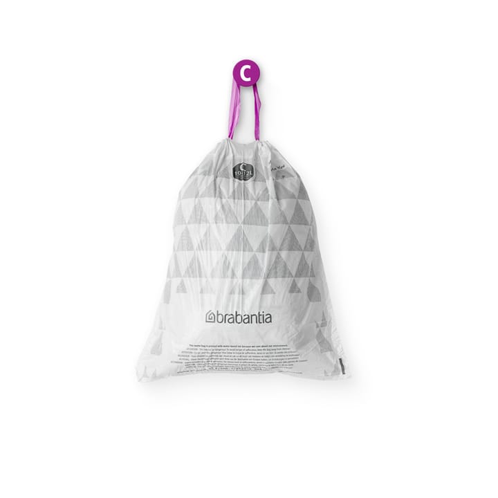 Brabantia PerfectFit avfallspose 200 poser, Modell c, 10–12 l Brabantia