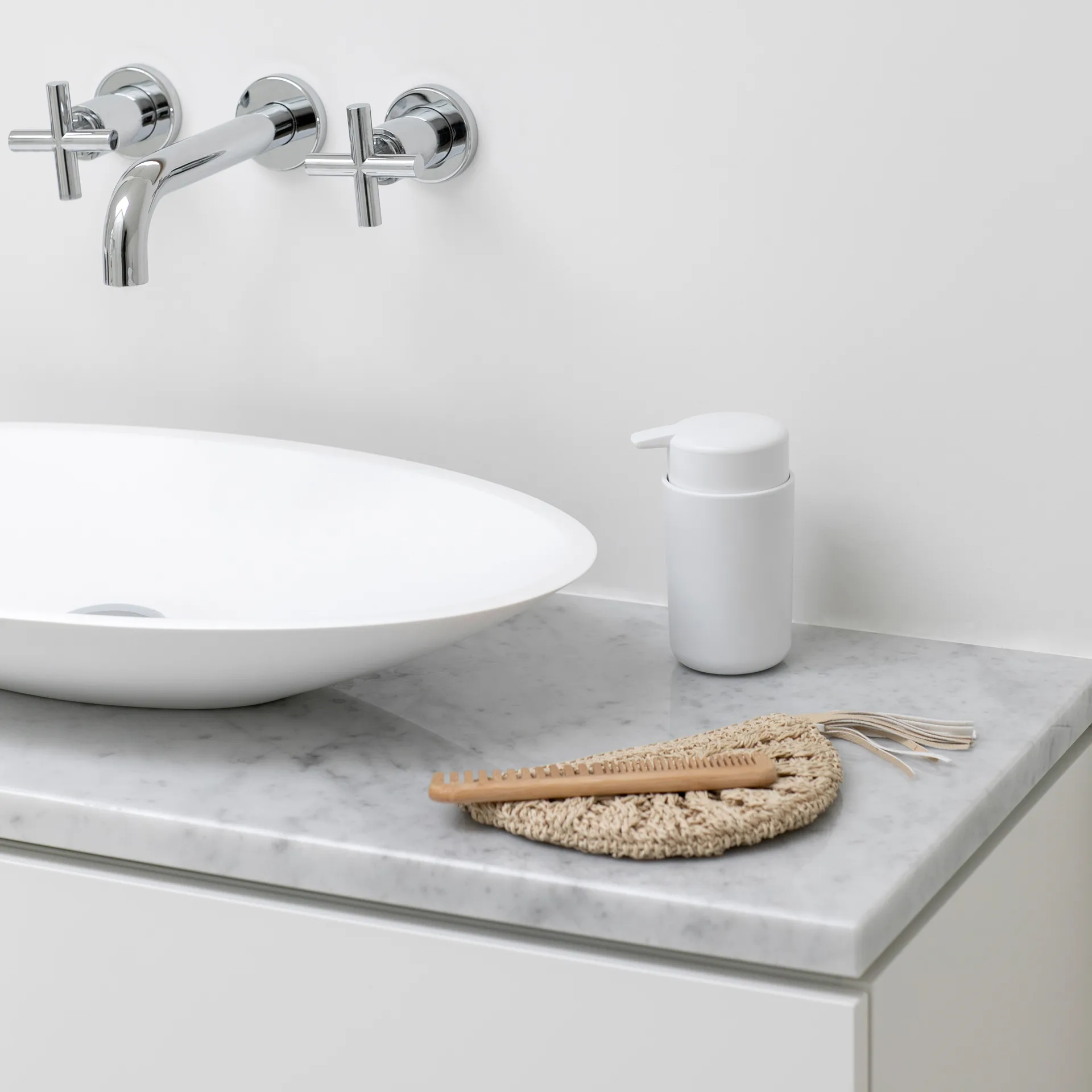 Brabantia ReNew såpedispenser 14 cm, Hvit Brabantia