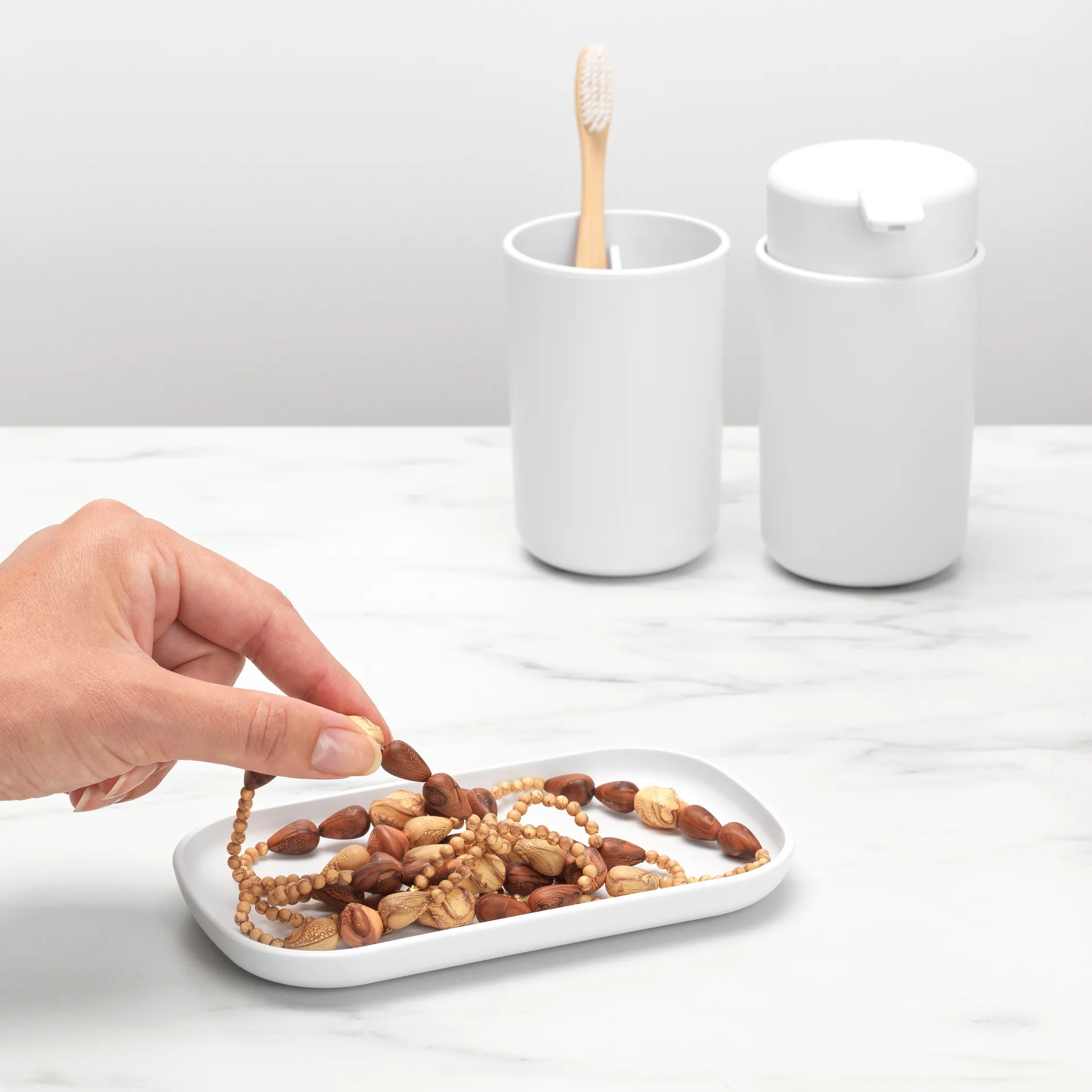 Brabantia ReNew servantsett 3 deler, Hvit Brabantia