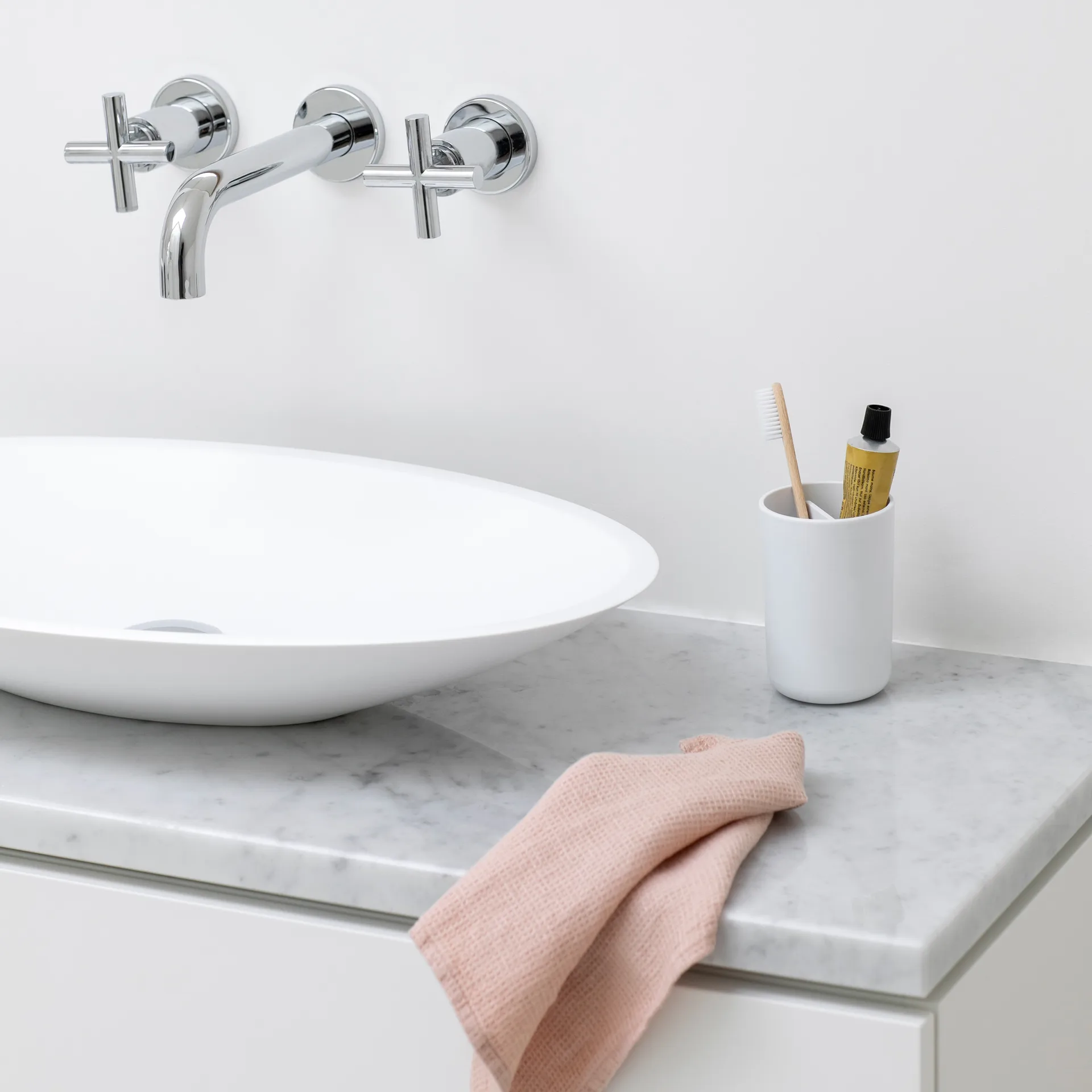 Brabantia ReNew tannbørsteholder, Hvit Brabantia