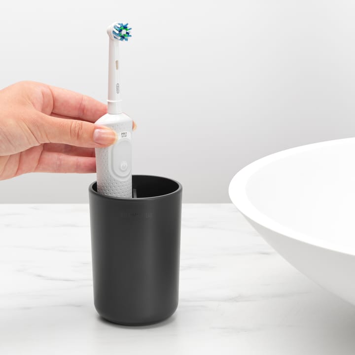 Brabantia ReNew tannbørsteholder, Mørkegrå Brabantia