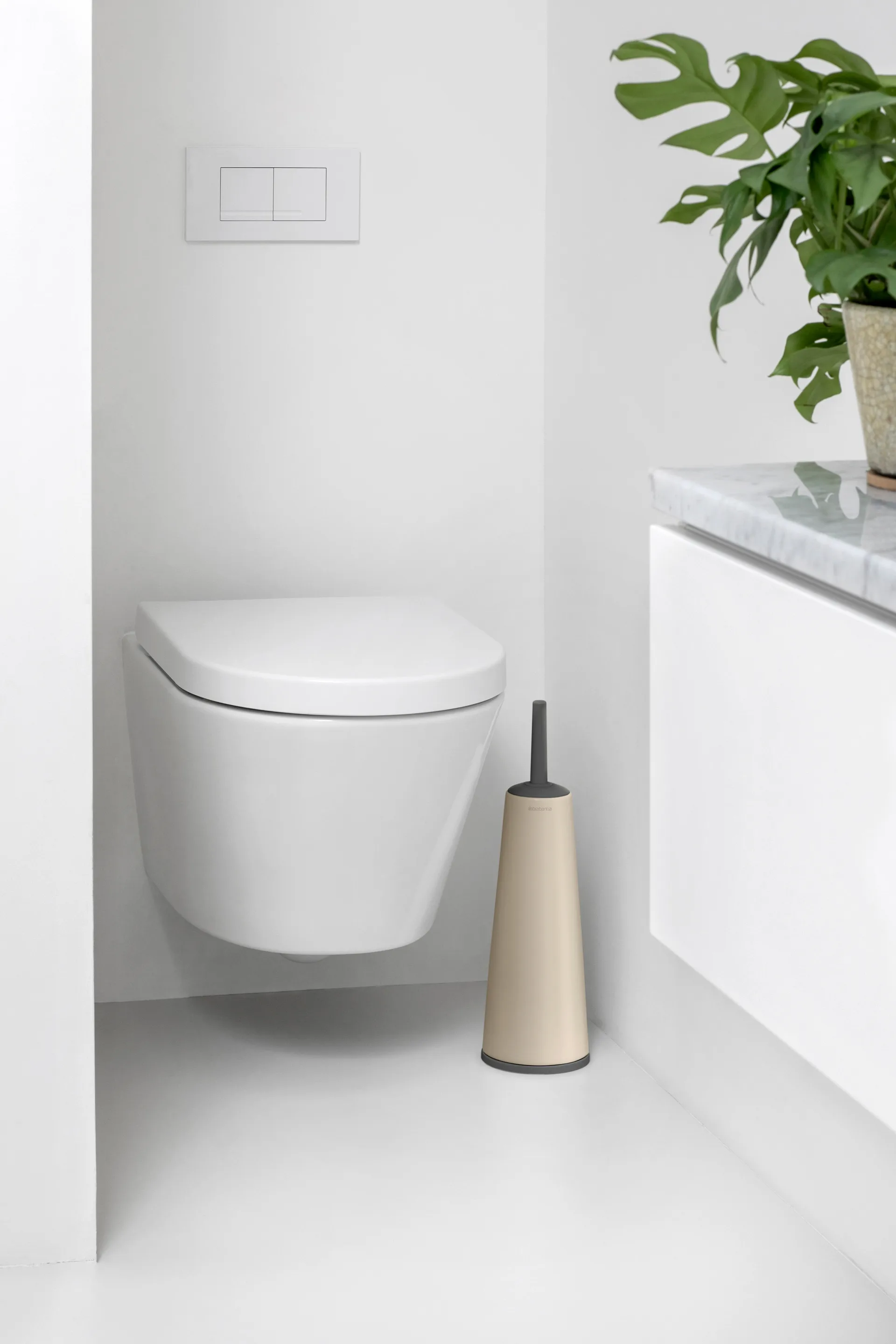 Brabantia ReNew toalettbørste, Soft Beige Brabantia
