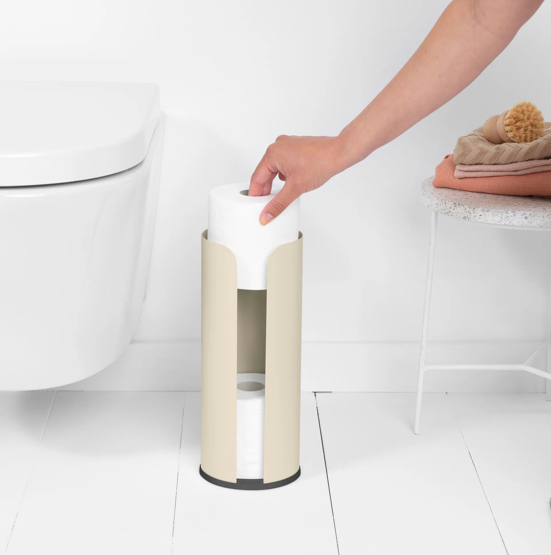 Brabantia ReNew toalettrullbeholder, Soft Beige Brabantia
