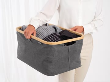 Brabantia sammenleggbar vaskkurv 40 L - Svart Pepper - Brabantia