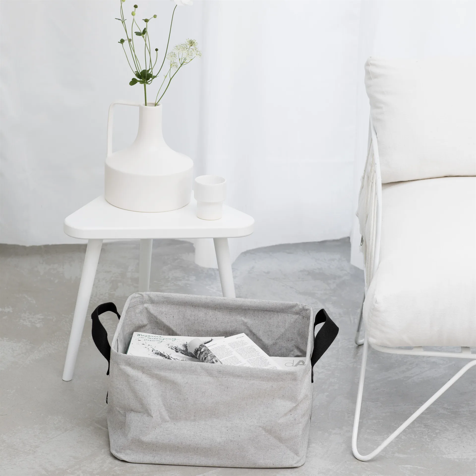 Brabantia skittentøyskurv sammenbrettbar, grå Brabantia