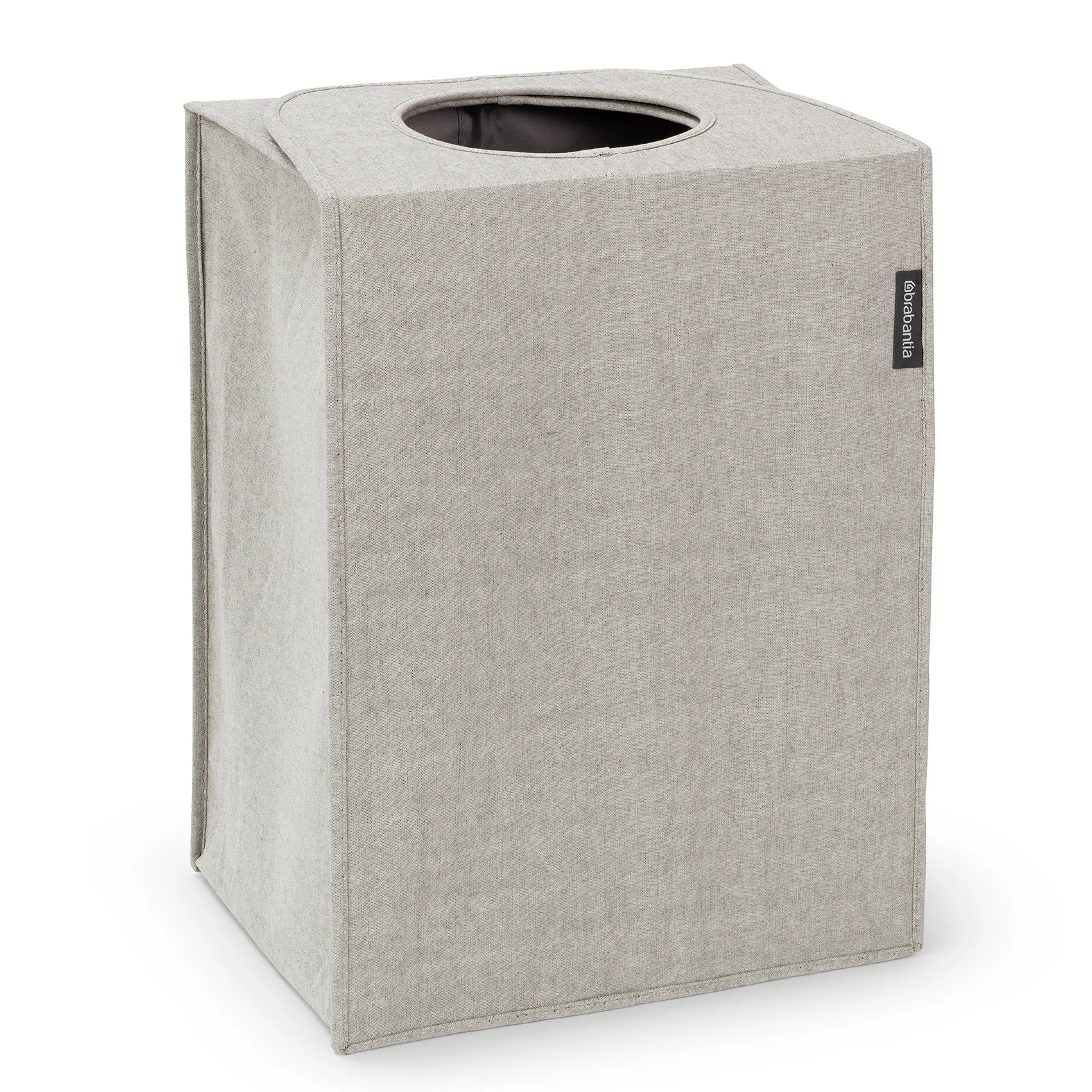 Brabantia skittentøyskurv stoff rektangulær 55 liter, Lysegrå Brabantia