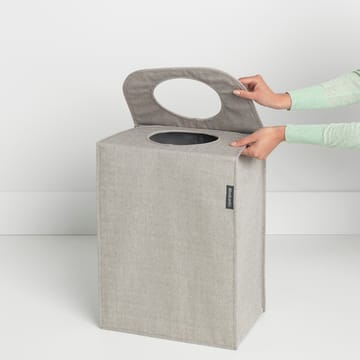 Brabantia skittentøyskurv stoff rektangulær 55 liter - Lysegrå - Brabantia