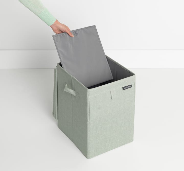 Brabantia stapelbar skittentøyskurv 35 liter, Grønn Brabantia