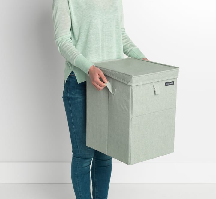 Brabantia stapelbar skittentøyskurv 35 liter, Grønn Brabantia
