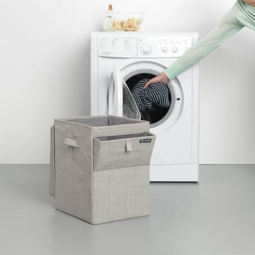 Brabantia stapelbar skittentøyskurv 35 liter - Lysegrå - Brabantia