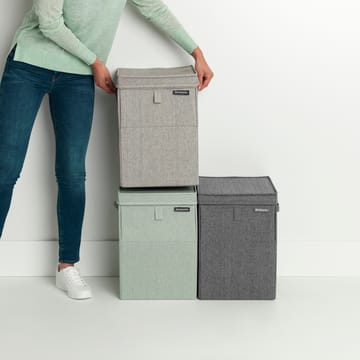 Brabantia stapelbar skittentøyskurv 35 liter - Lysegrå - Brabantia