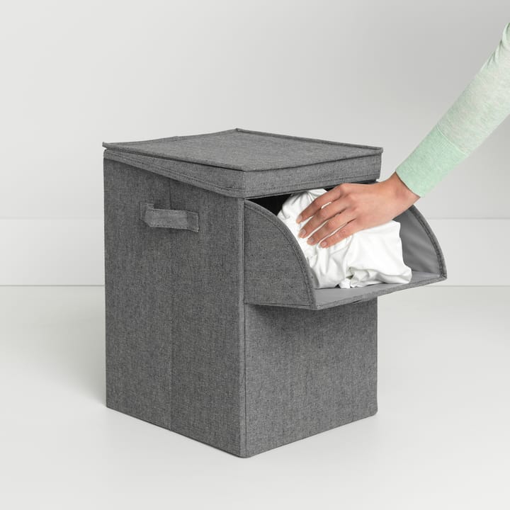 Brabantia stapelbar skittentøyskurv 35 liter, Mørkegrå Brabantia