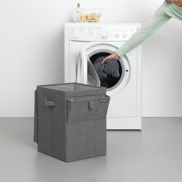 Brabantia stapelbar skittentøyskurv 35 liter - Mørkegrå - Brabantia