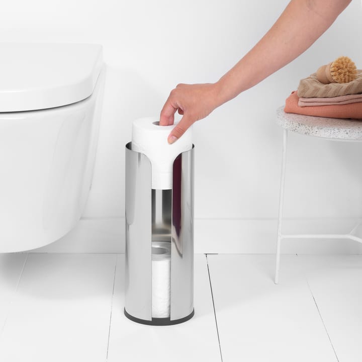 Brabantia toalettpapirholder for 3 ruller, Brilliant steel Brabantia