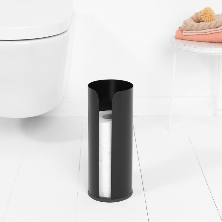 Brabantia toalettpapirholder for 3 ruller, Matt black Brabantia