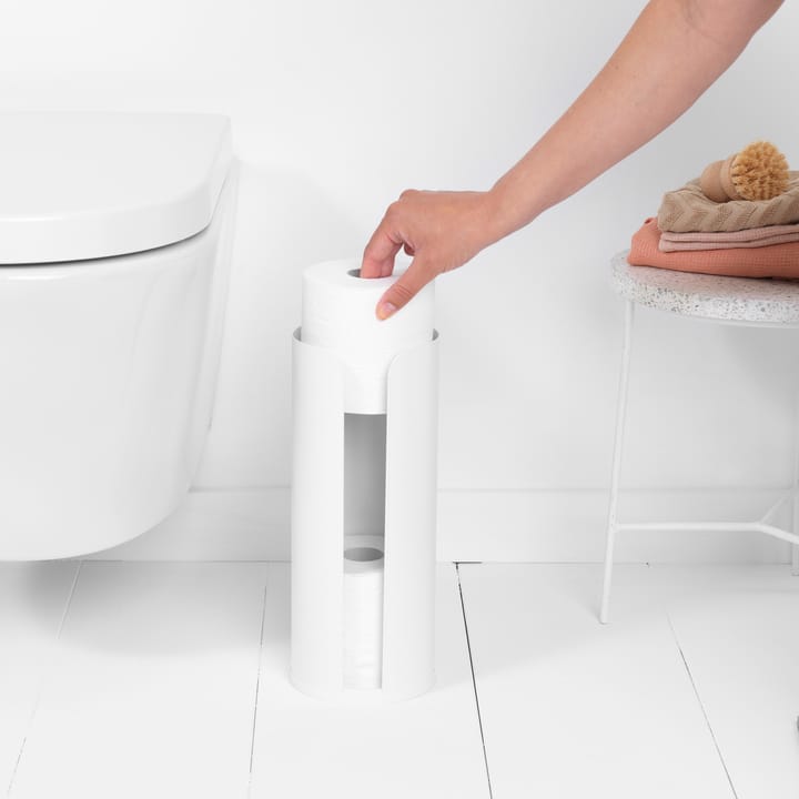 Brabantia toalettpapirholder for 3 ruller, White Brabantia