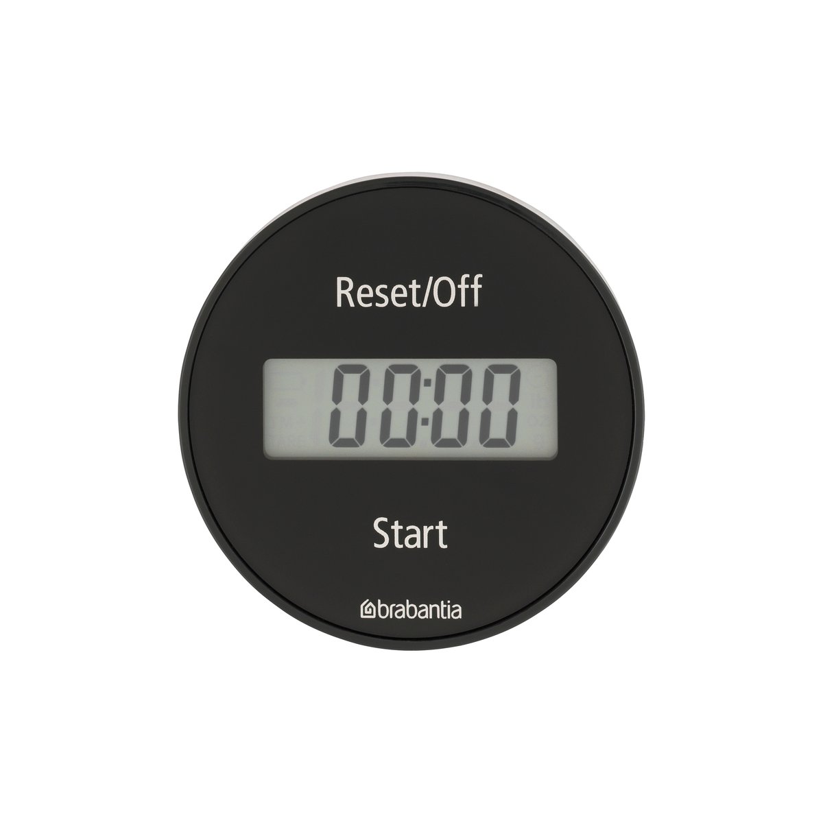 Brabantia Digital kjøkkentimer med magnet Svart