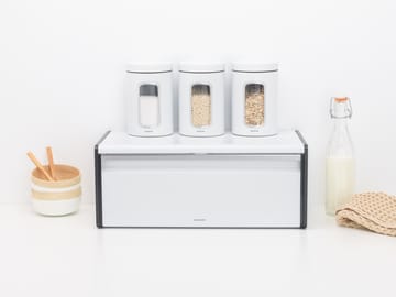 Fall Front brødboks - White-black - Brabantia