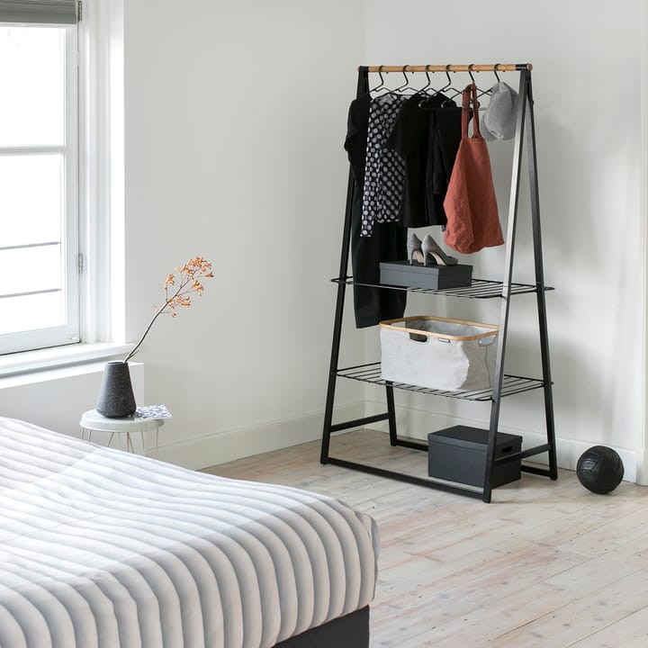 Linn kleshenger 4-pakning, Svart Brabantia