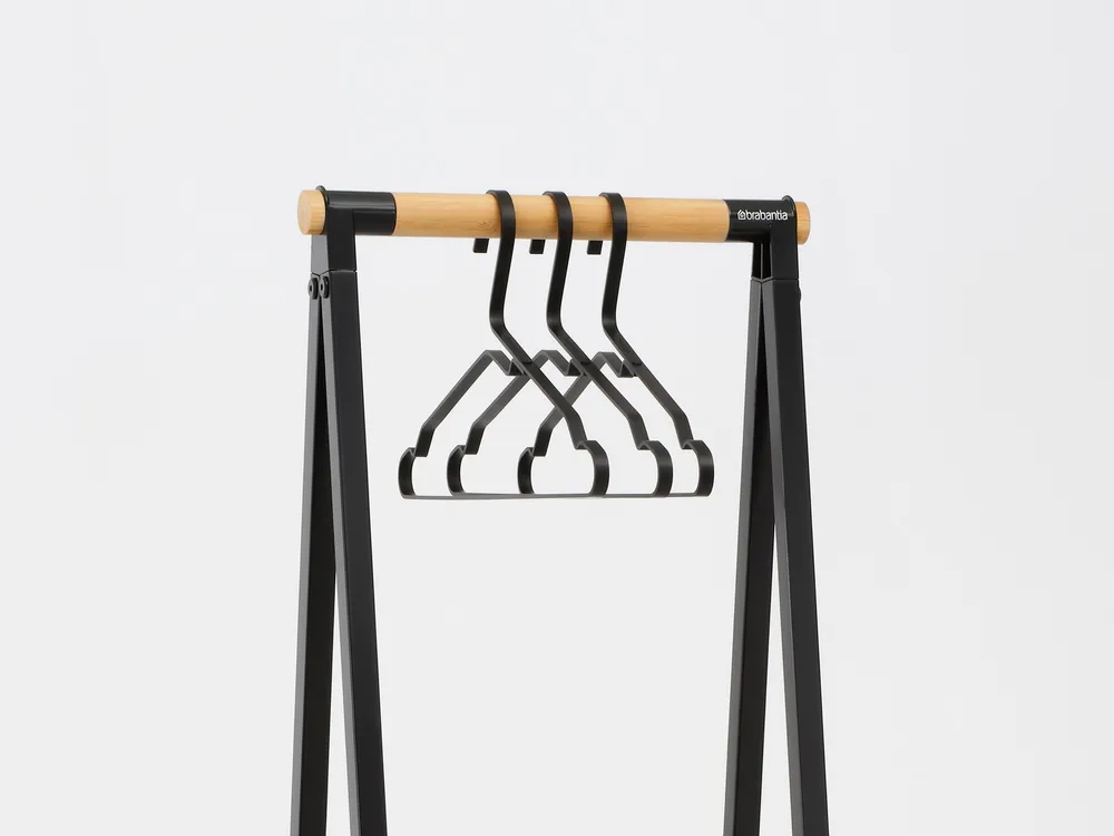 Linn klesstativ kompakt, Svart Brabantia