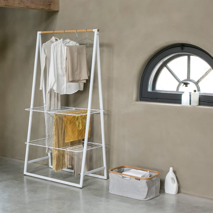 Linn klesstativ large, Hvit Brabantia
