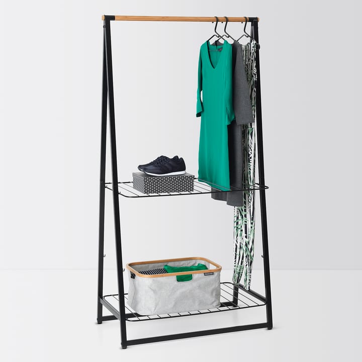 Linn klesstativ large, Svart Brabantia