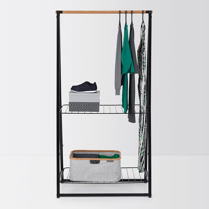 Linn klesstativ large, Svart Brabantia