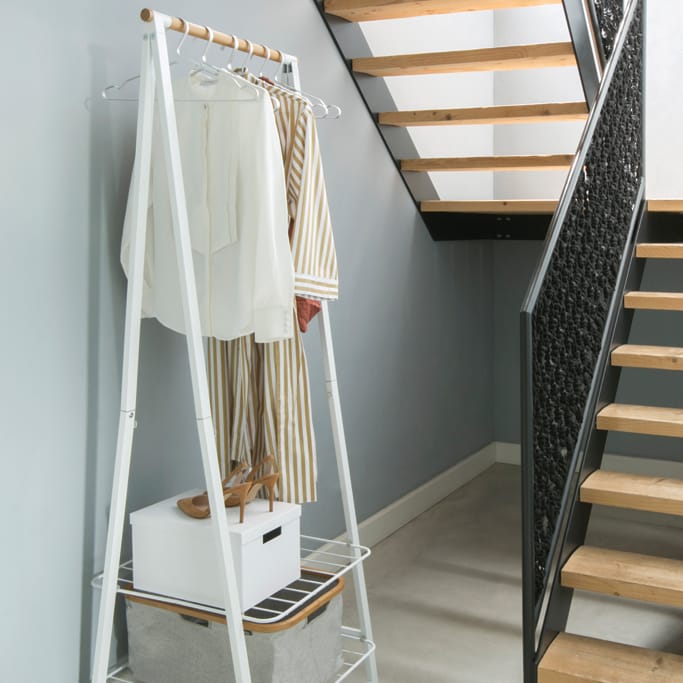 Linn klesstativ small, Hvit Brabantia
