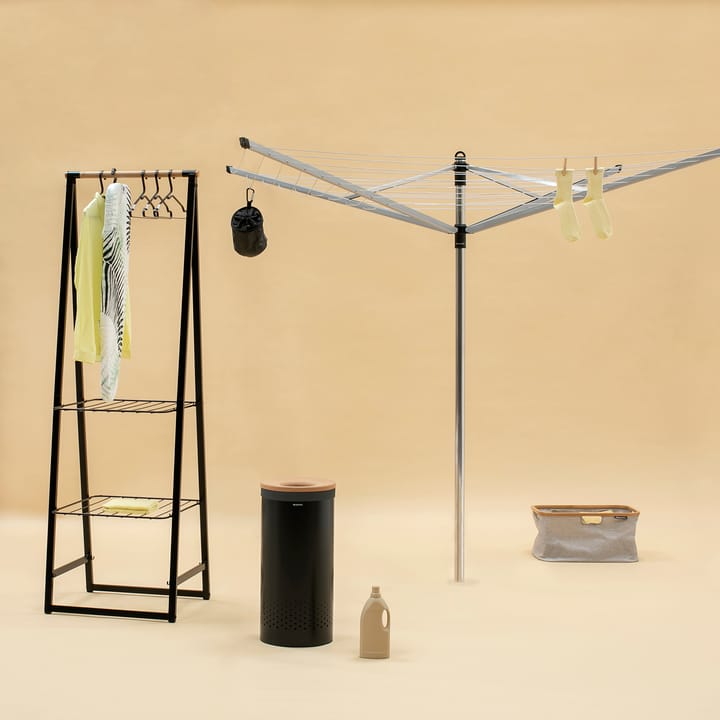 Linn klesstativ small, Svart Brabantia