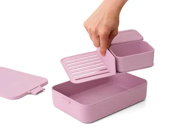 Make & Take bento matboks stor 2 L - Lilac Pink - Brabantia